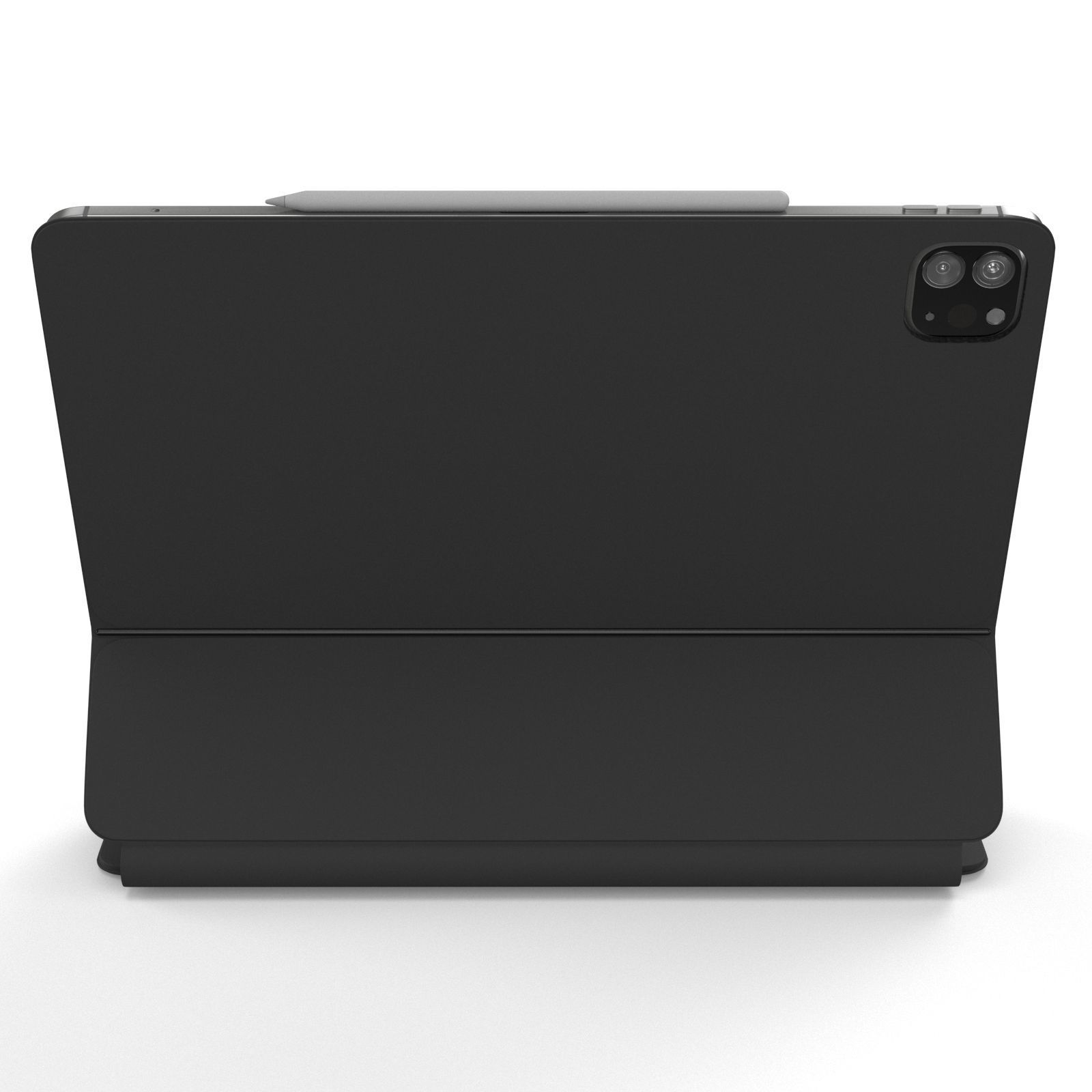 Apple IPad Pro with pencil and magic keyboard 3D model_5