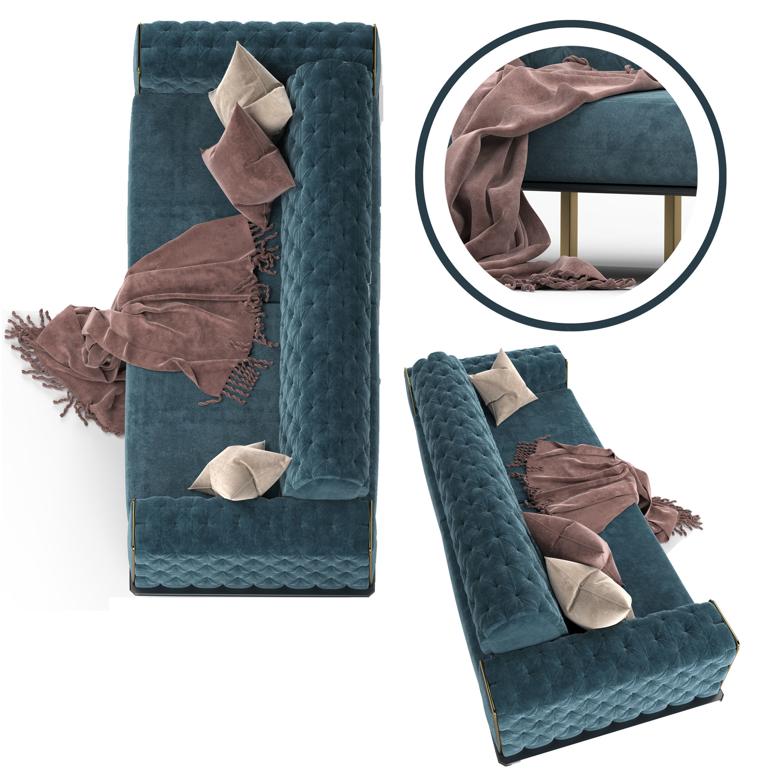 Berrak-ares three seater 3D model_1