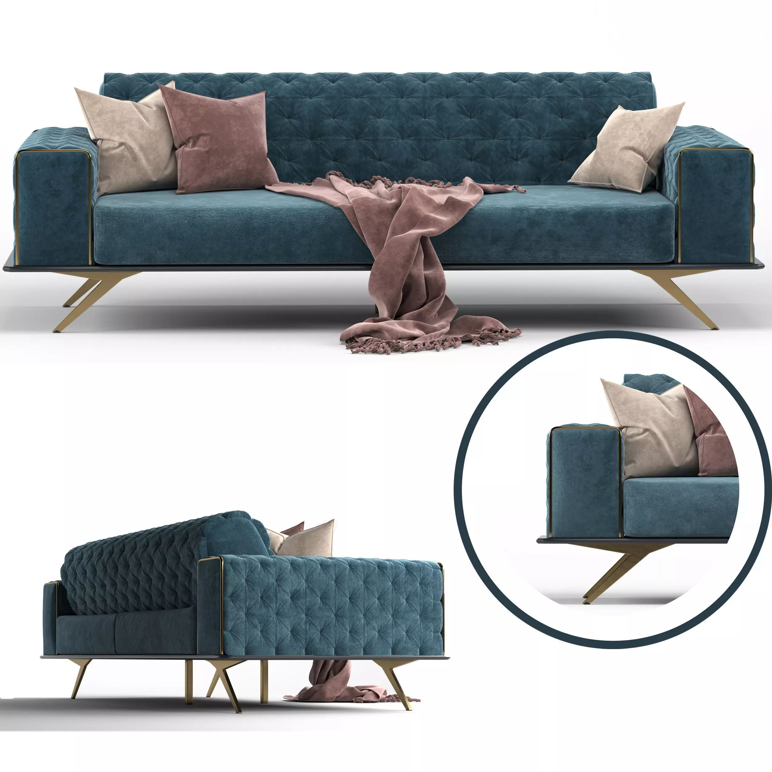 Berrak-ares three seater 3D model_0