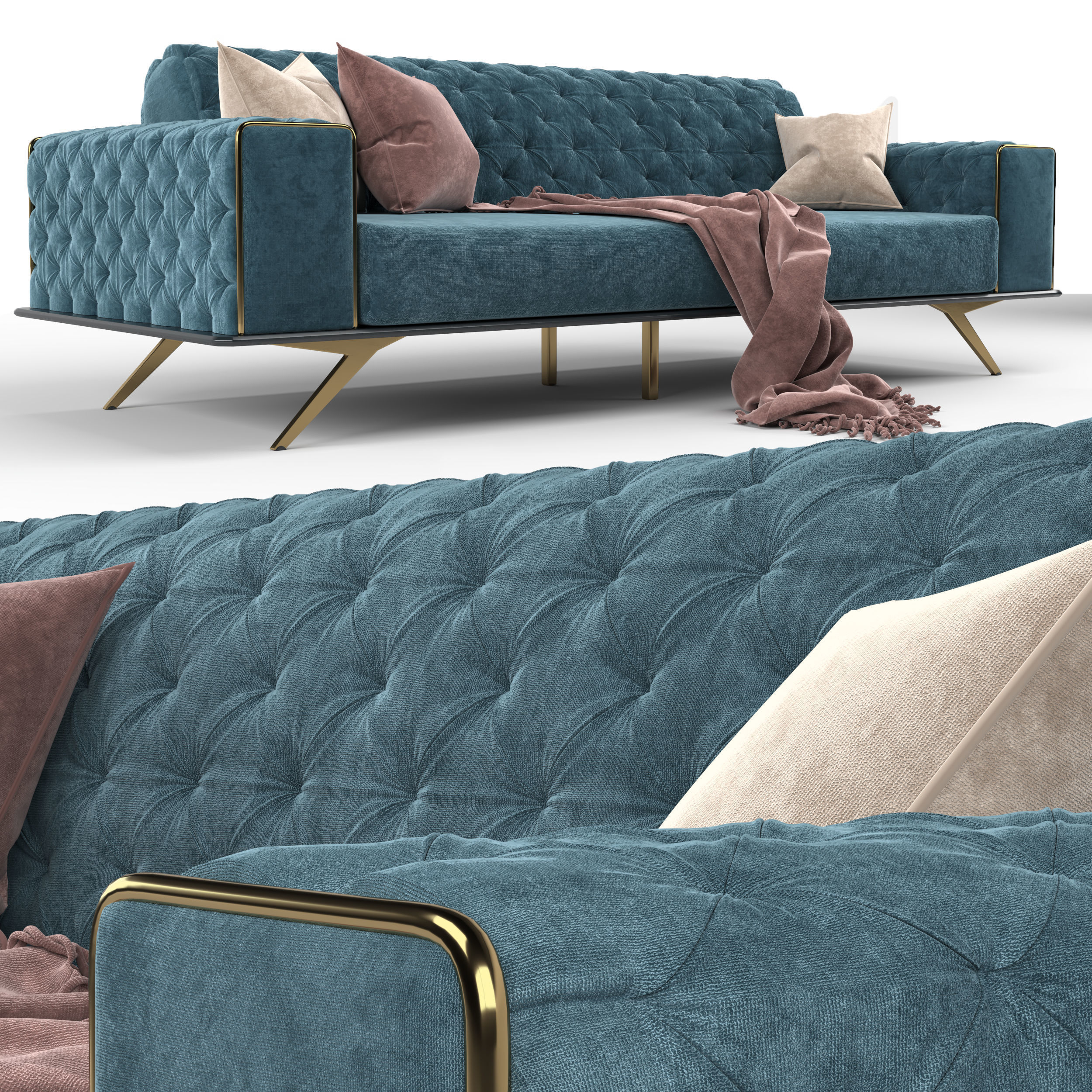 Berrak-ares three seater 3D model_2