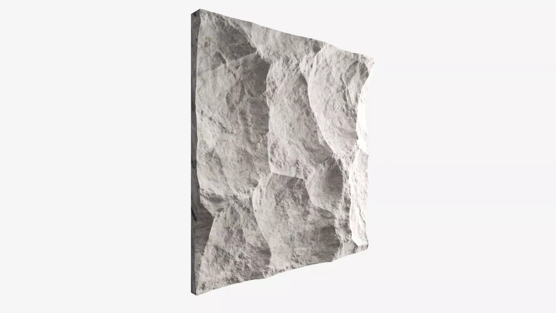 352-RockPanel piece of rock 3D model