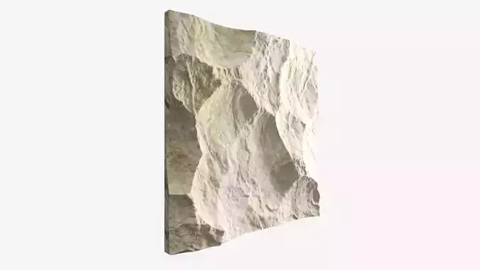 354-RockPanel piece of rock on wall