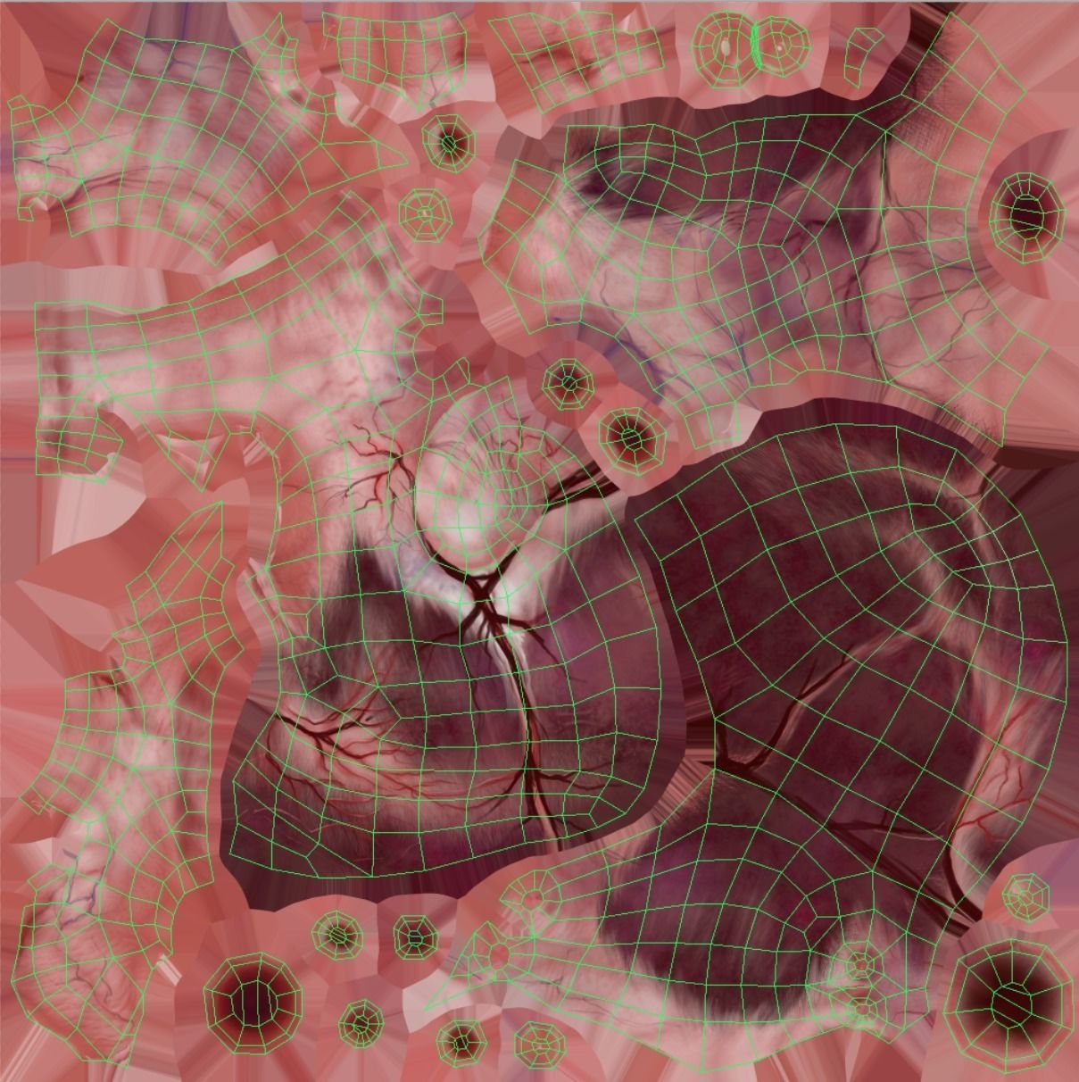 Heart Rigged 8K Low-poly 3D model_11