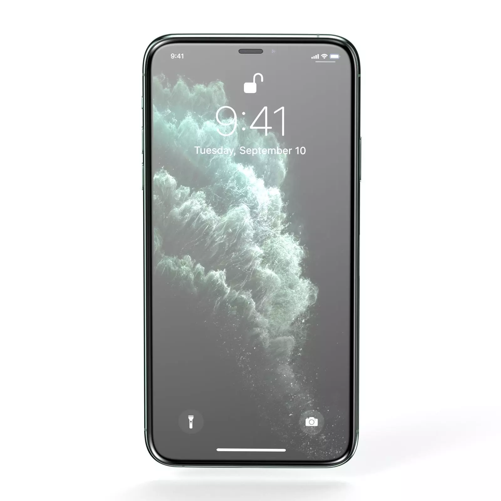 Apple IPhone 11 Pro - Green 3D model_0