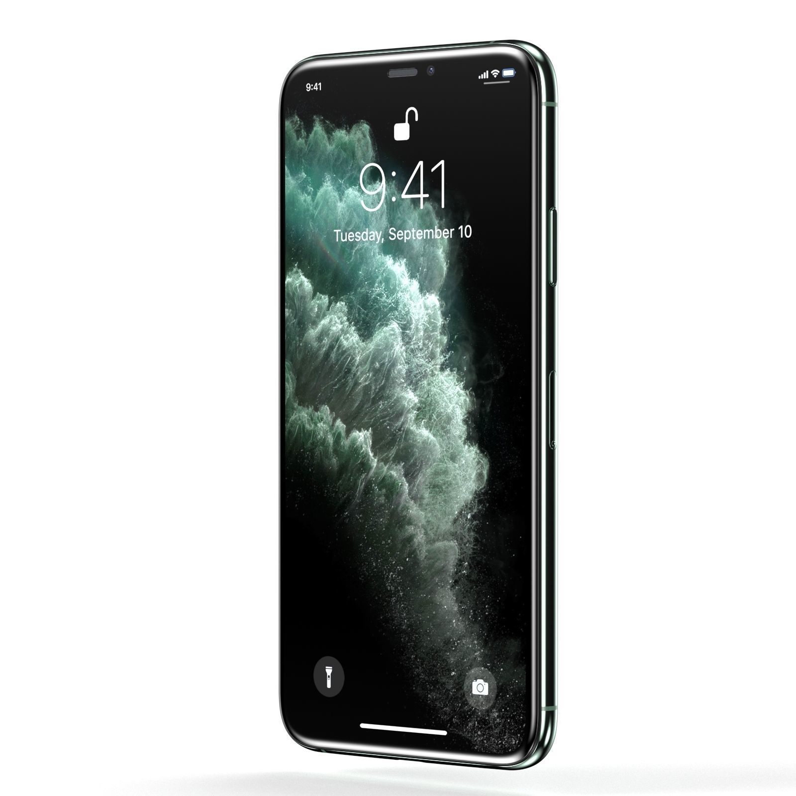 Apple IPhone 11 Pro - Green 3D model_1