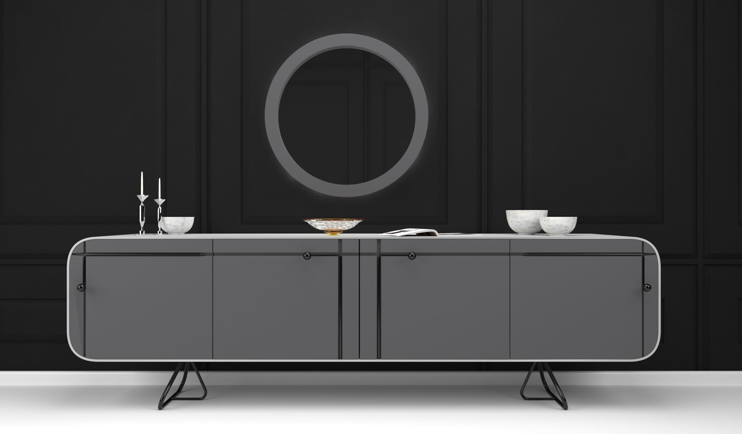 Modern Sideboard 02 3D Model 3D model_6