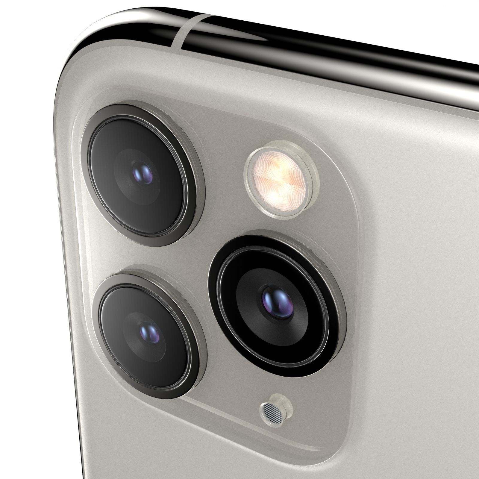 Apple IPhone 11 Pro - White 3D model_5