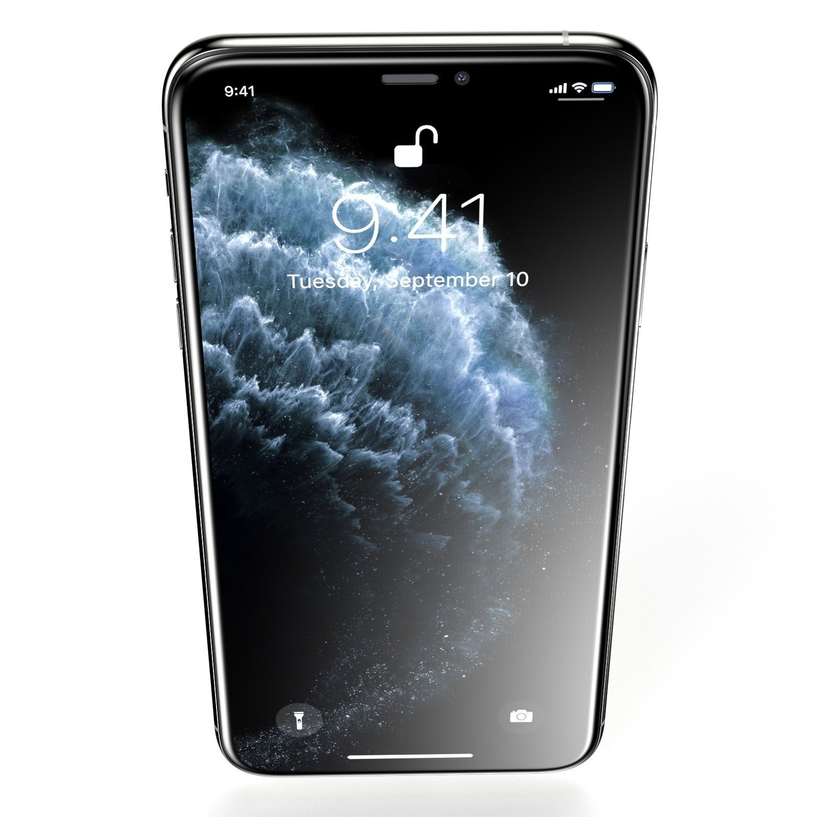 Apple IPhone 11 Pro - White 3D model_3