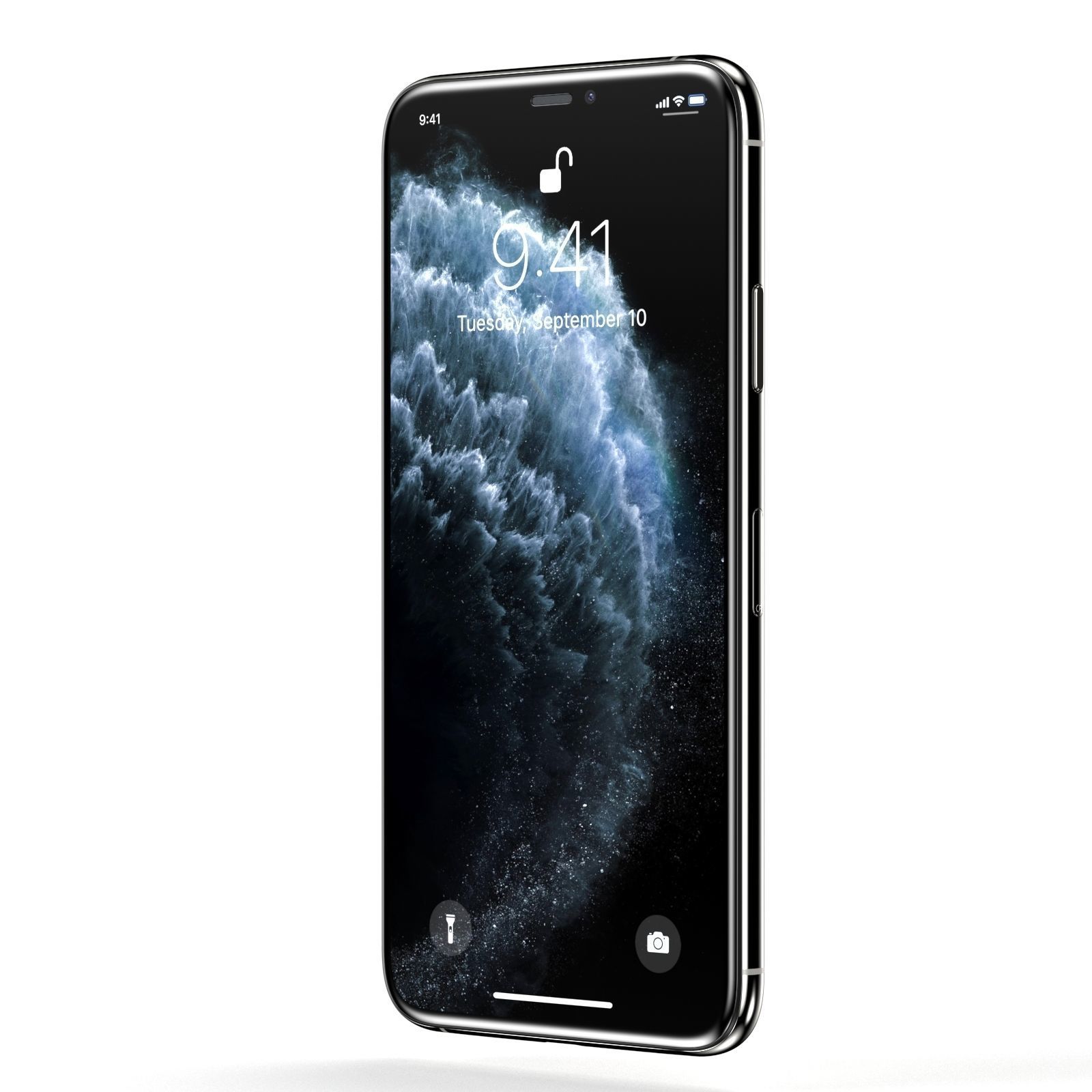 Apple IPhone 11 Pro - White 3D model_1