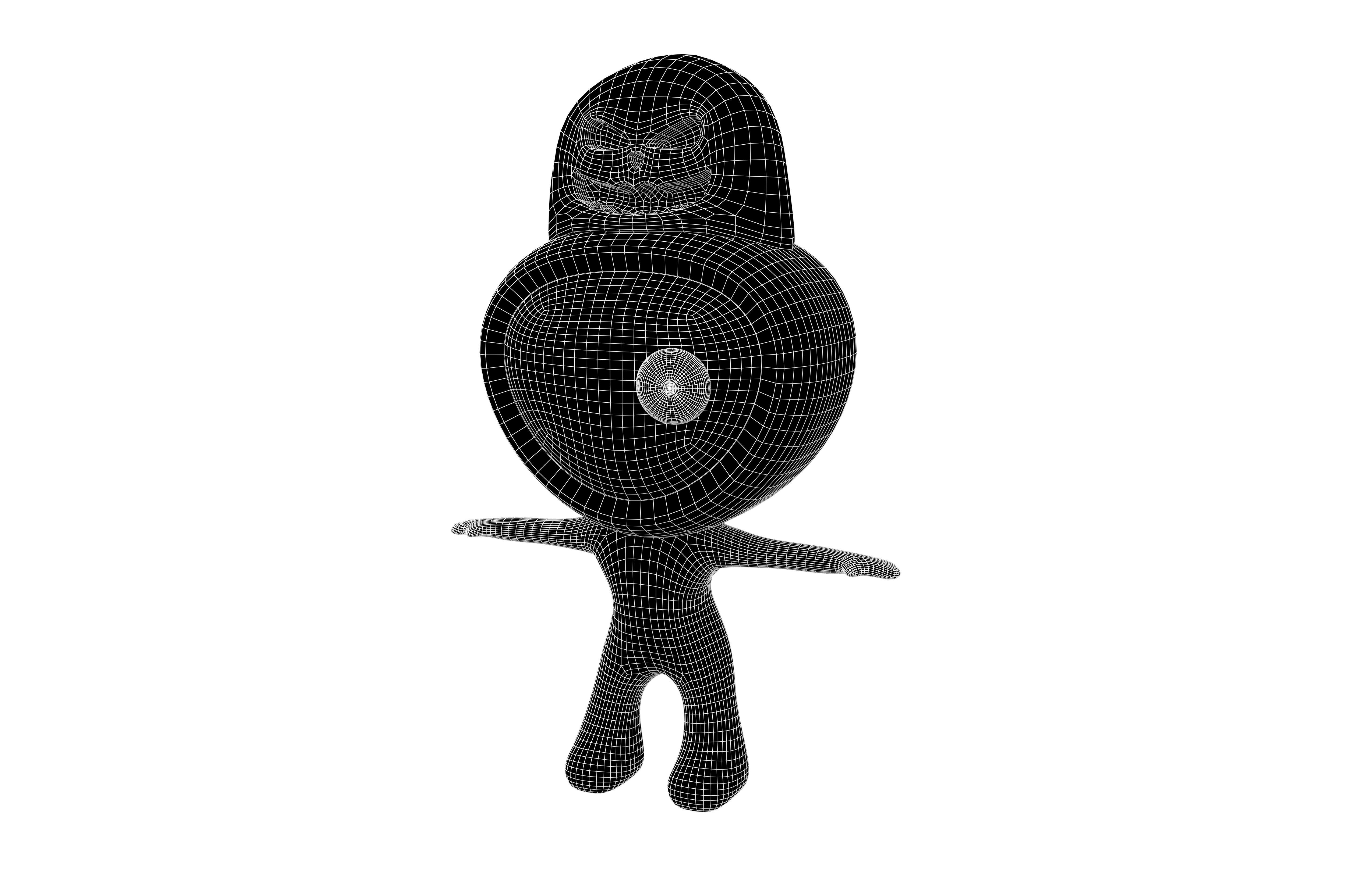 Rato Character 003 Halloween Rato Low-poly 3D model_6