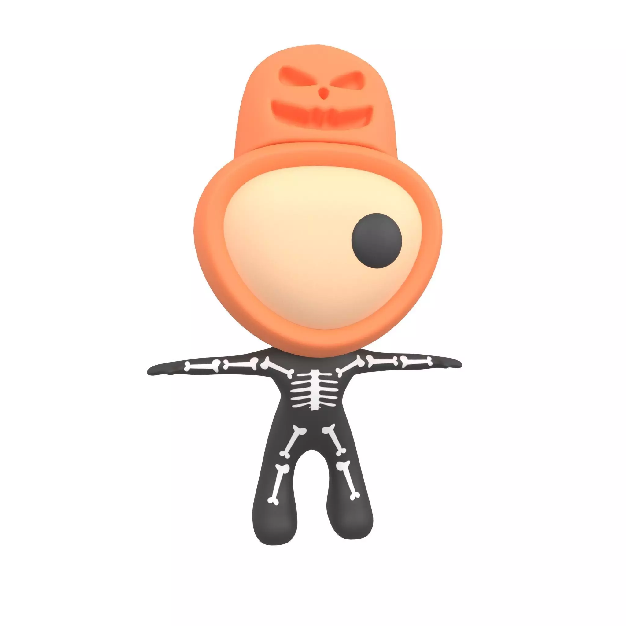 Rato Character 003 Halloween Rato Low-poly 3D model_0