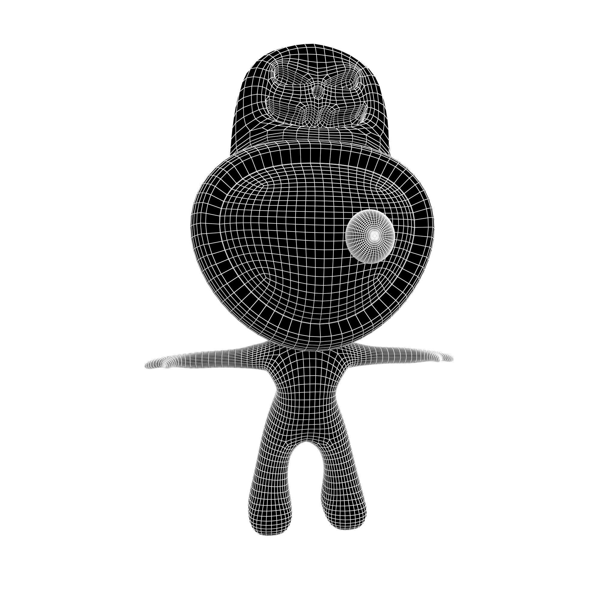 Rato Character 003 Halloween Rato Low-poly 3D model_4