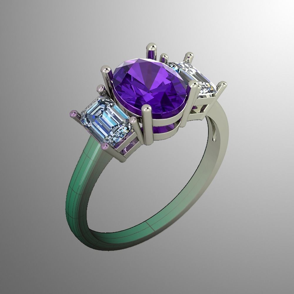 Ring  n 25 3D print model_1