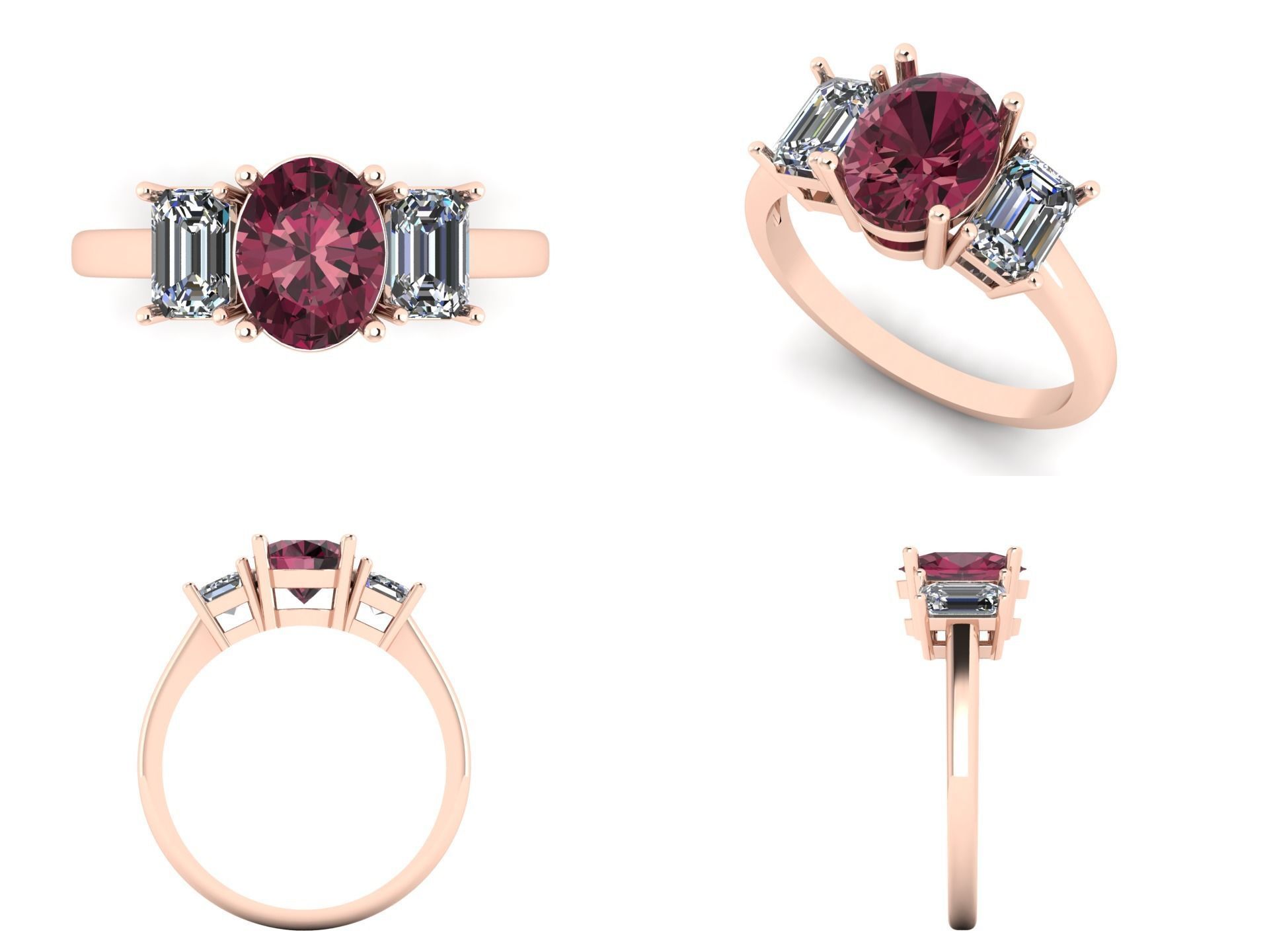 Ring  n 25 3D print model_4