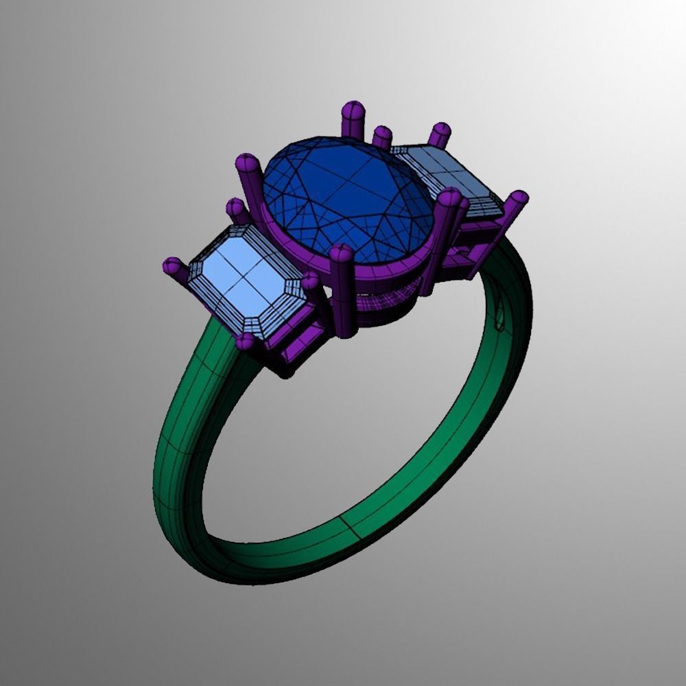 Ring  n 25 3D print model_2