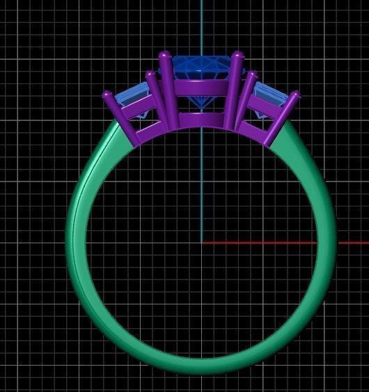 Ring  n 25 3D print model_7