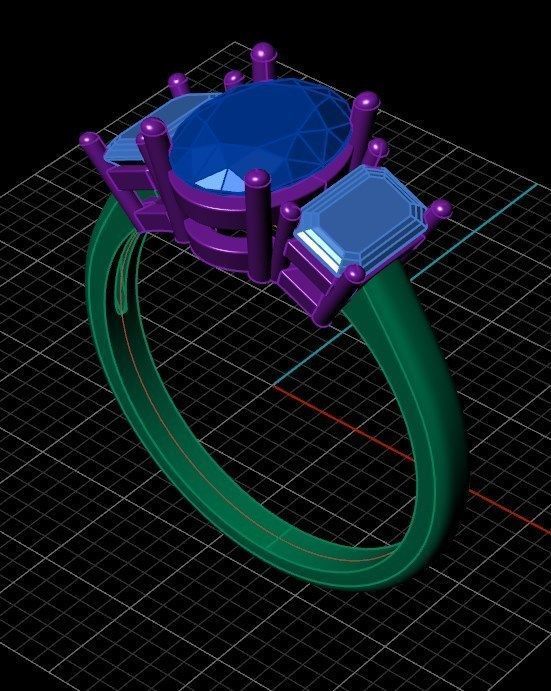 Ring  n 25 3D print model_9