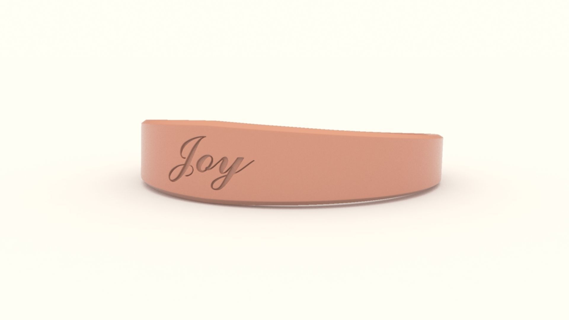 Joy Ring Female Yellow 3D print model_9