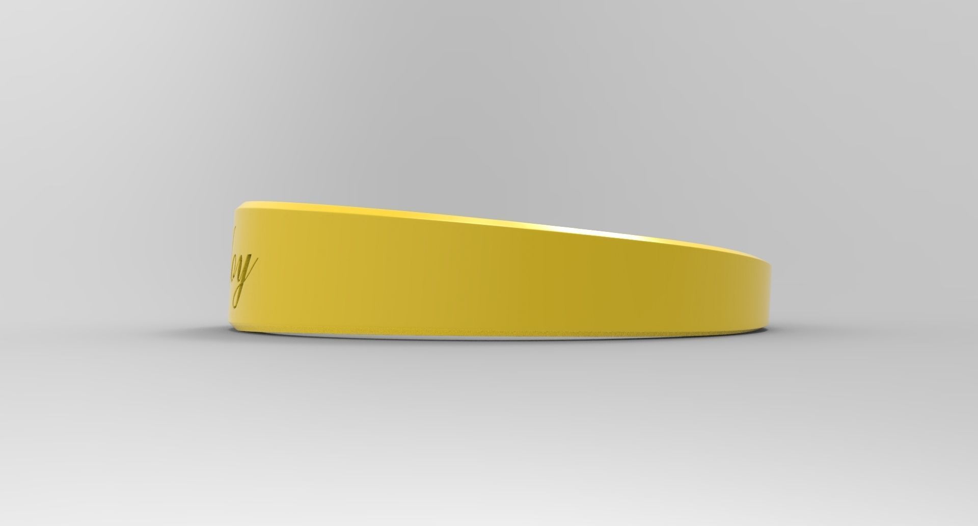 Joy Ring Female Yellow 3D print model_4