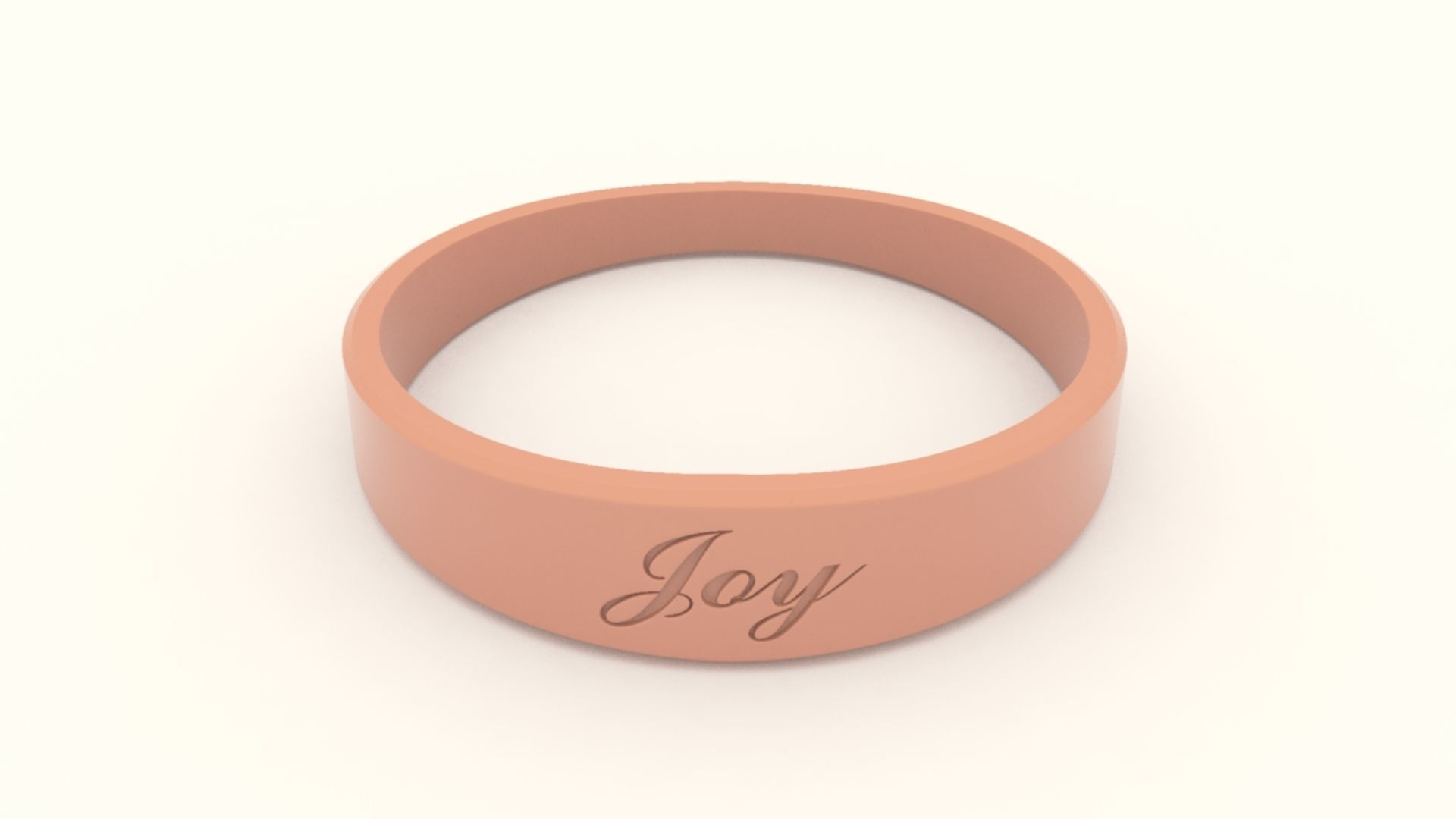 Joy Ring Female Yellow 3D print model_8