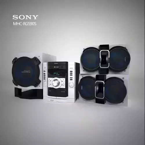 Sony MHC-RG590S 3D model