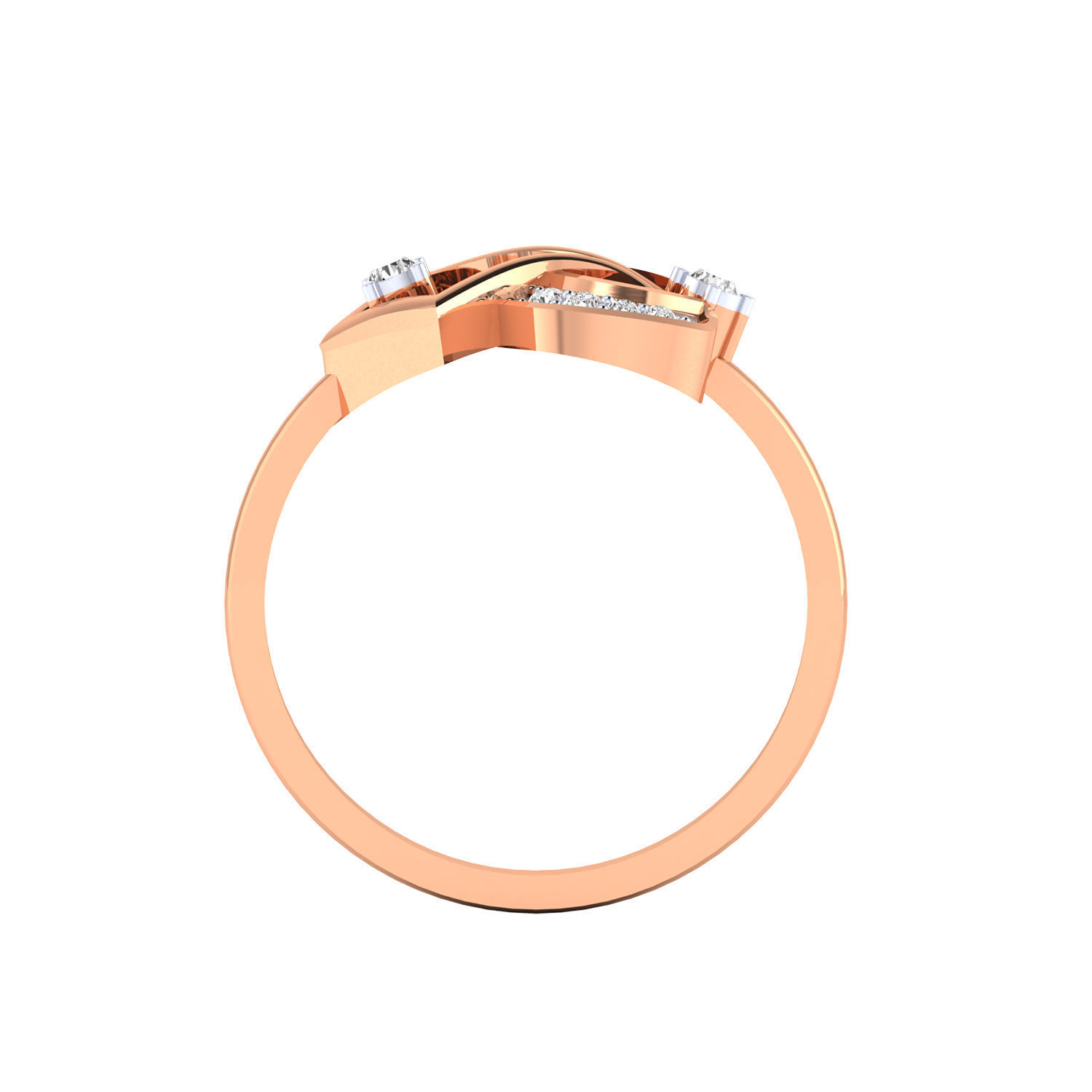 Women ring 3dm render detail 3D print model 3D print model_5