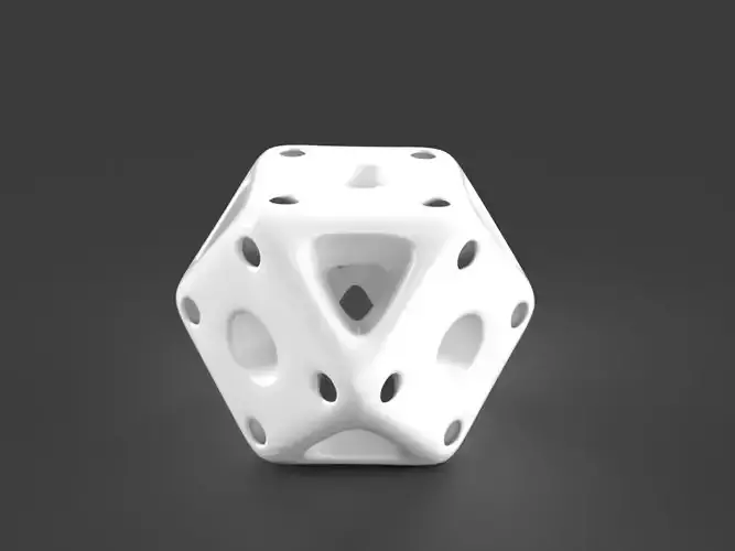 Mathematical  art 3D print model
