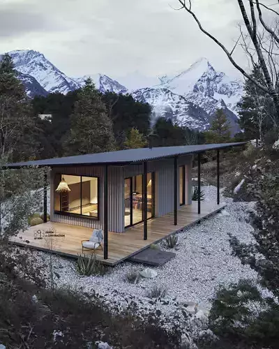 Mountain Cabin full CGI