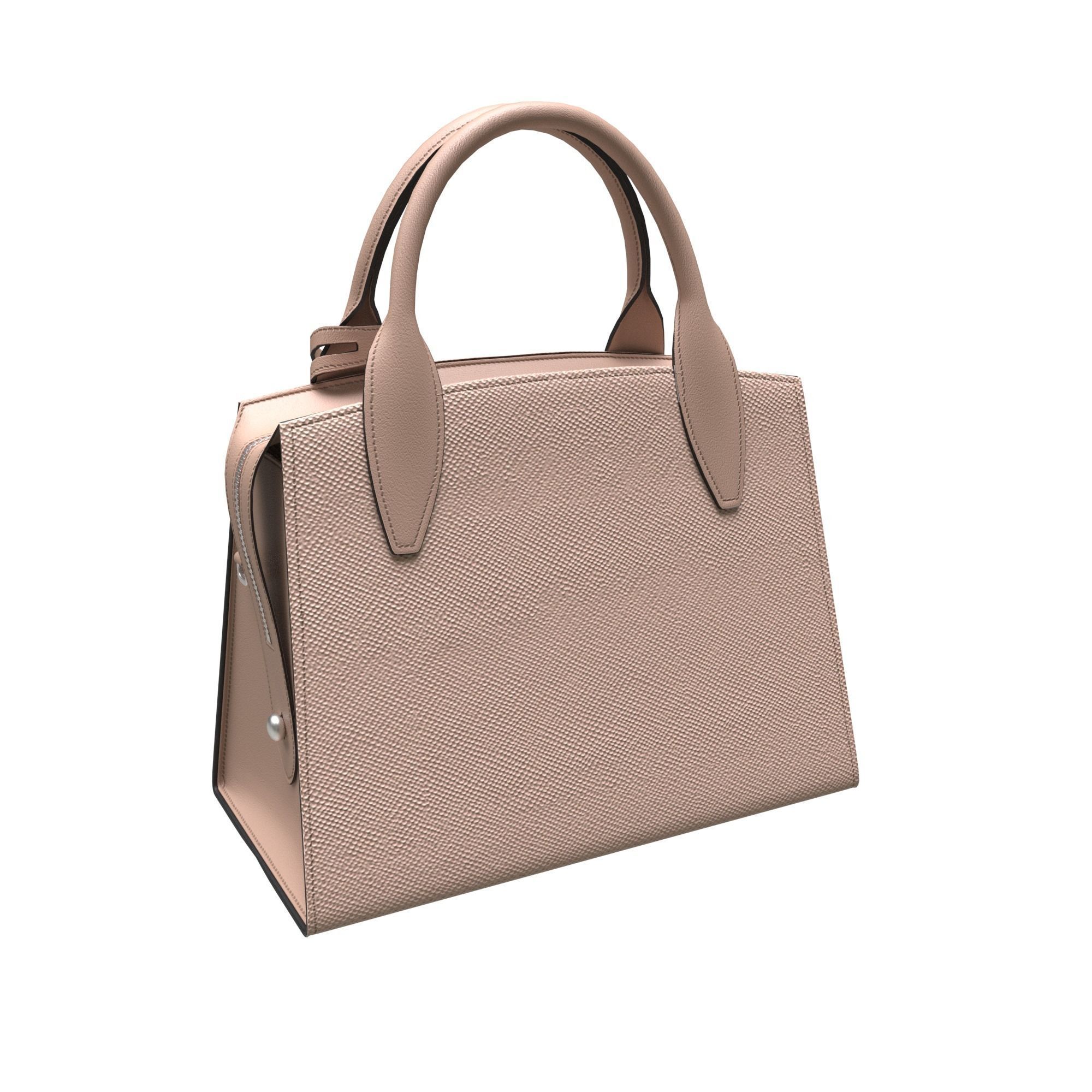 handbag prada bag leather Low-poly 3D model_7