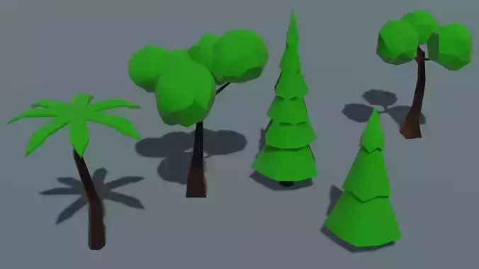 Free Low Poly Trees