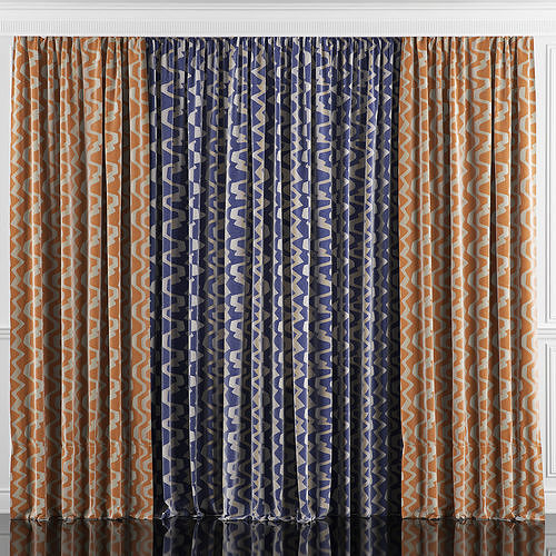 Curtain Set 36 3D model