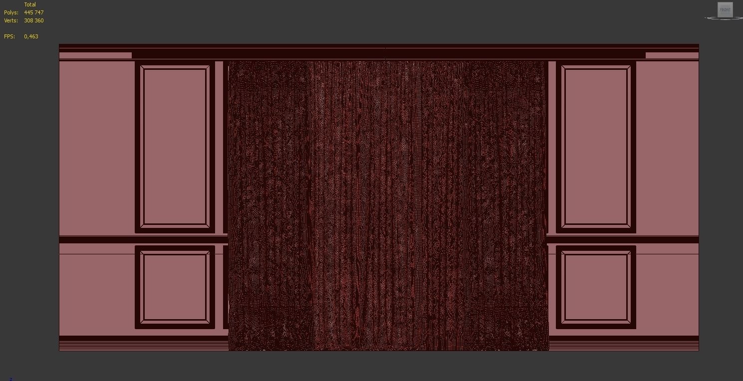Curtain Set 37 3D model_4
