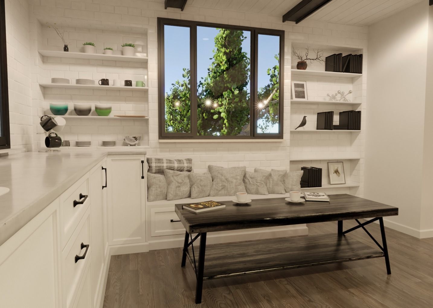 Transitional Kitchen 3D model_3