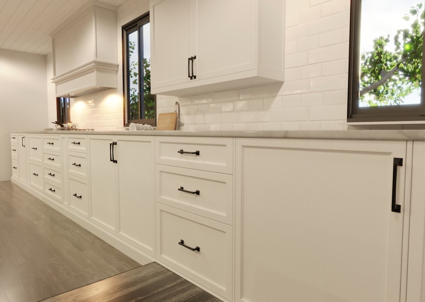 Transitional Kitchen 3D model_4