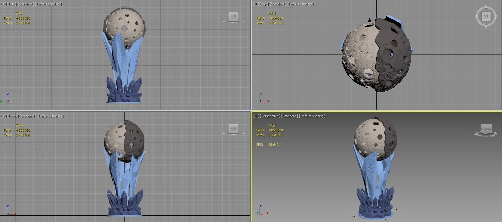 Dark Moon Lamp 3D print model_10