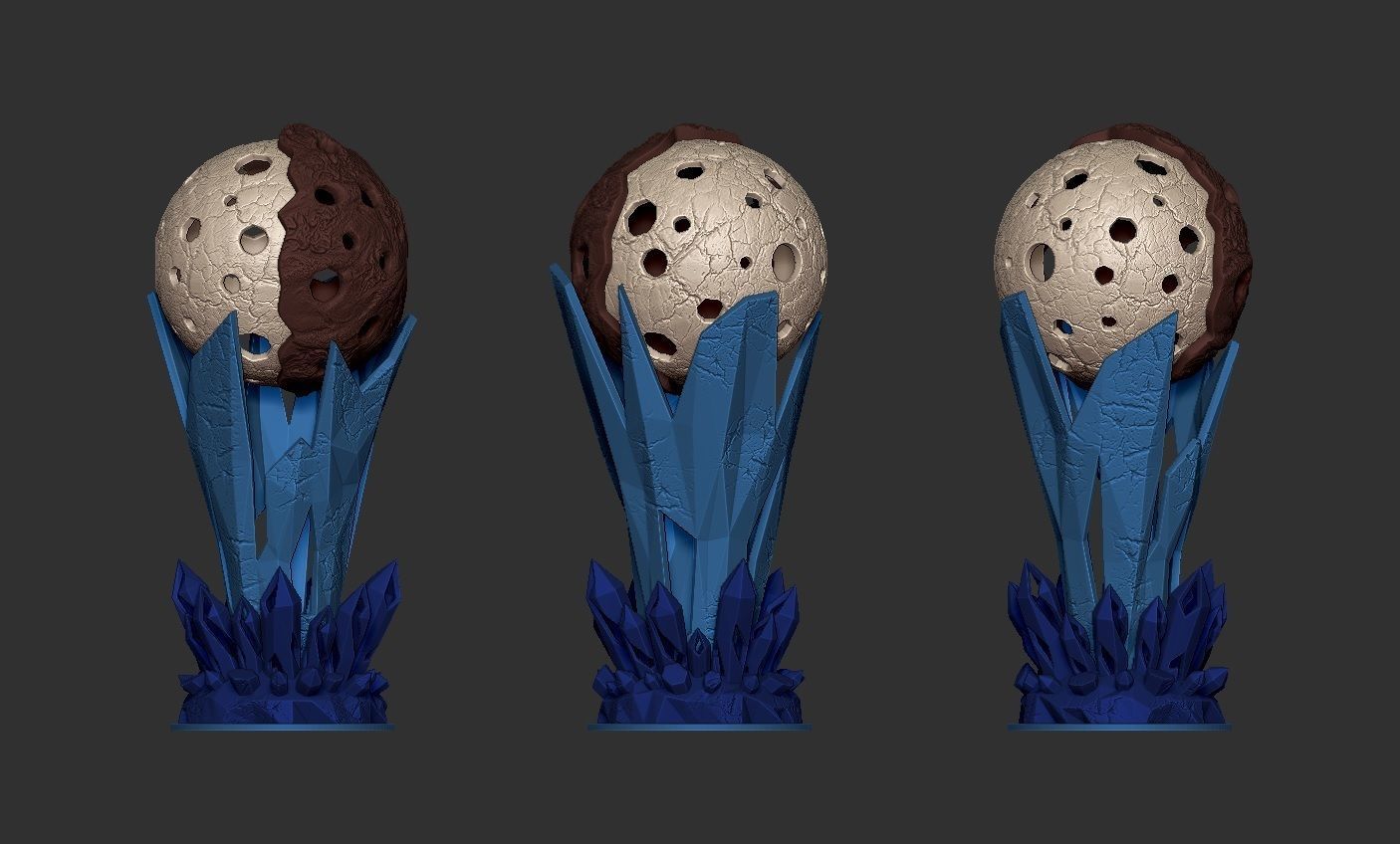 Dark Moon Lamp 3D print model_3