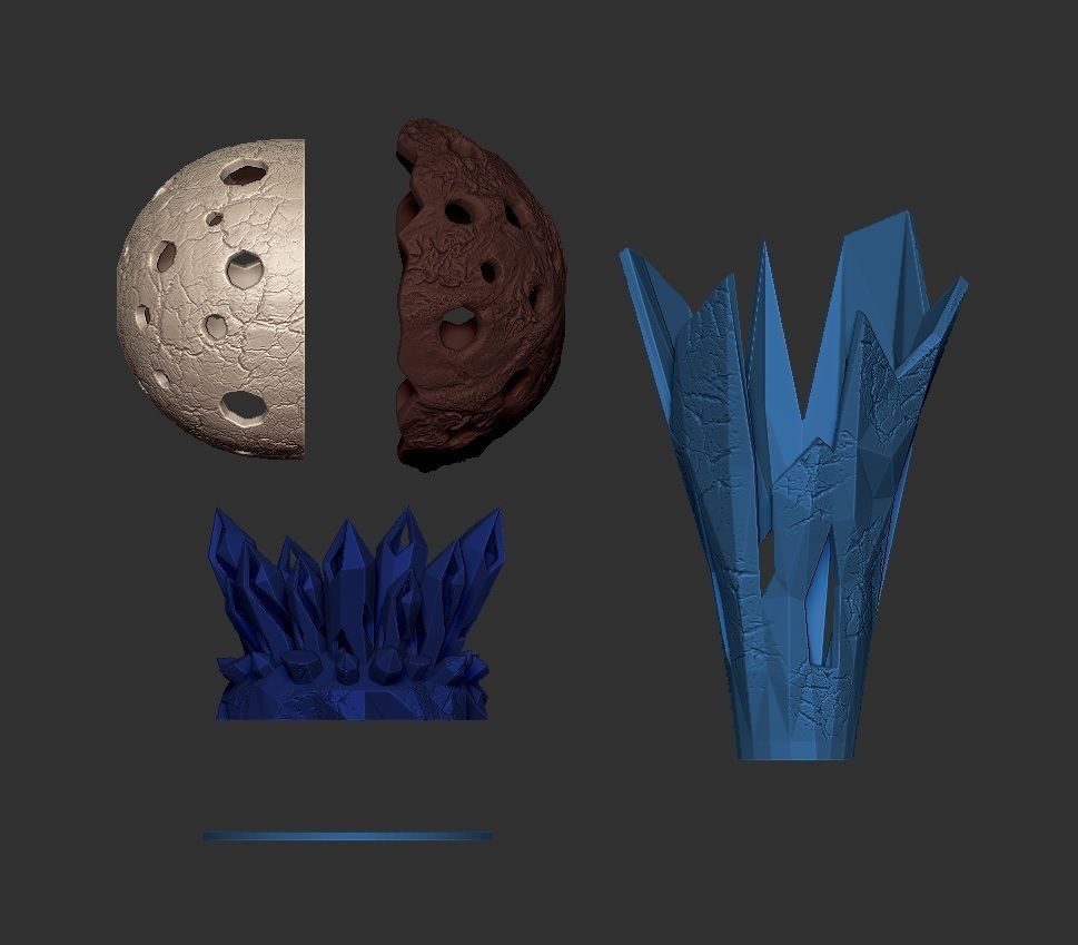 Dark Moon Lamp 3D print model_4