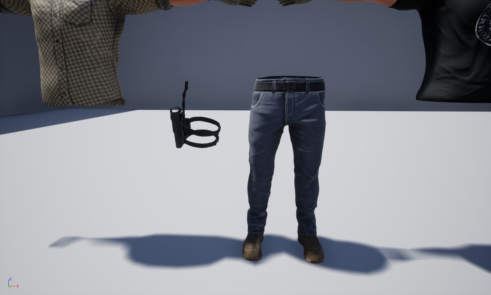 Modular PMC Character Low-poly 3D model_27