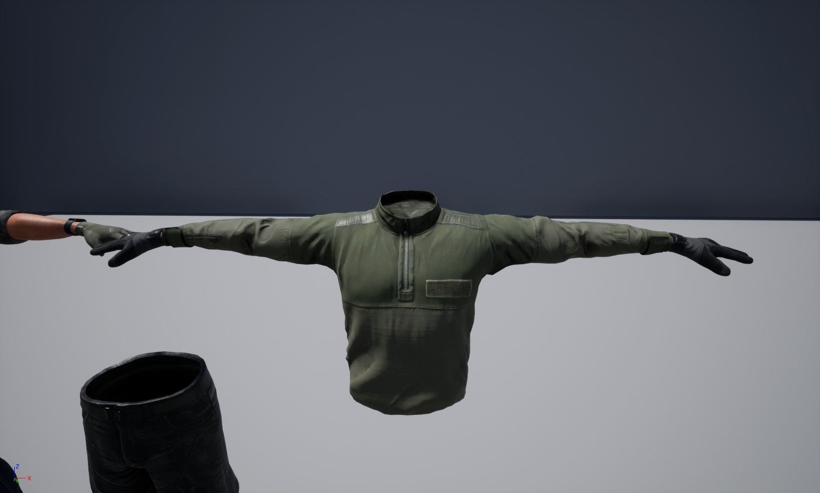 Modular PMC Character Low-poly 3D model_23