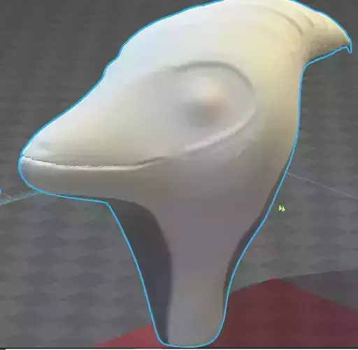 dinosaur model head