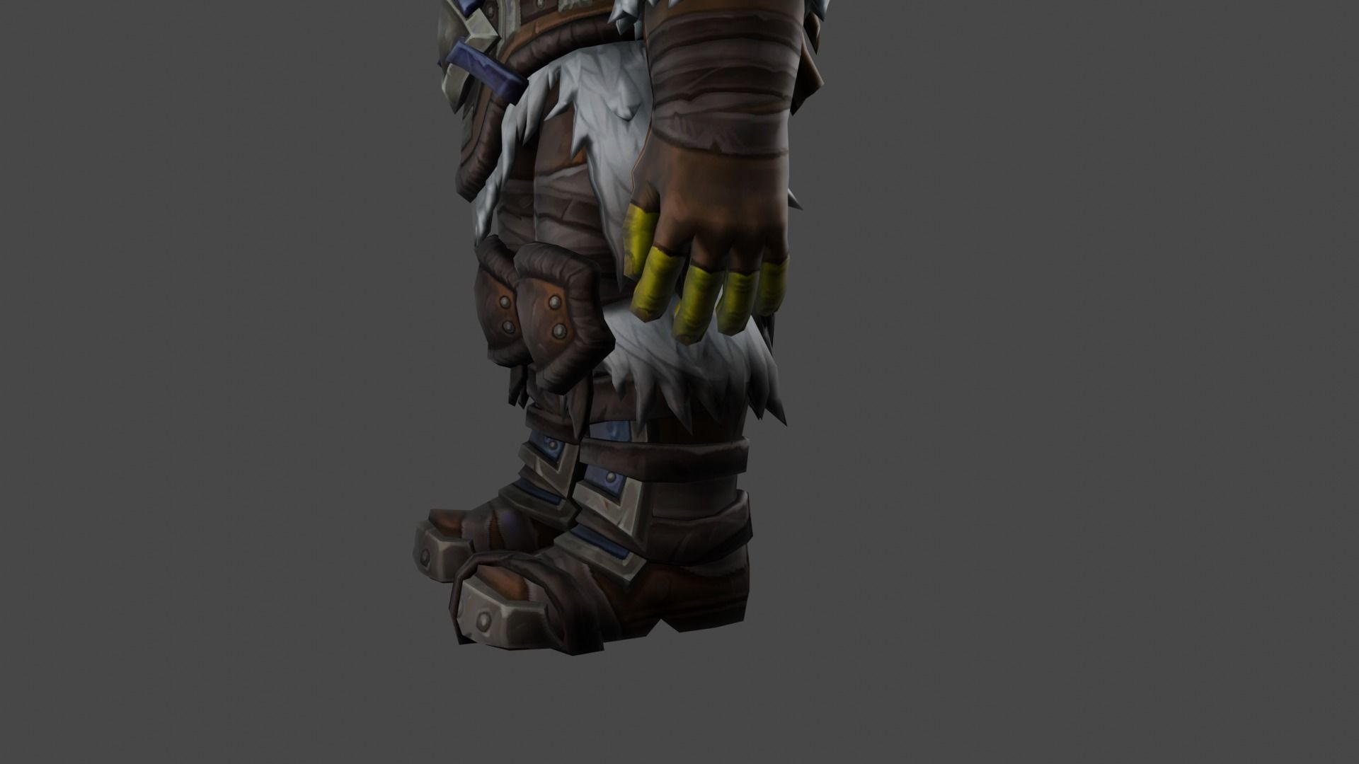 World Of Warcraft Thrall Low-poly 3D model_1