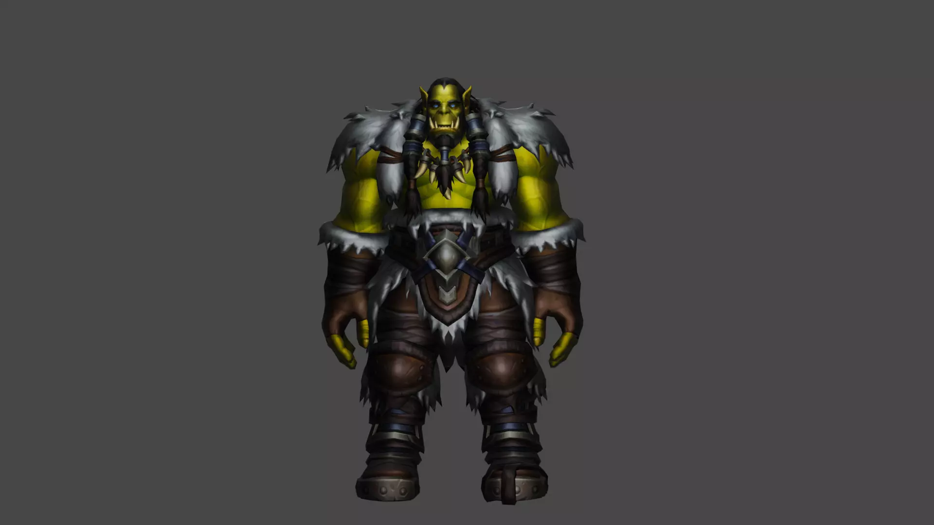 World Of Warcraft Thrall Low-poly 3D model_0