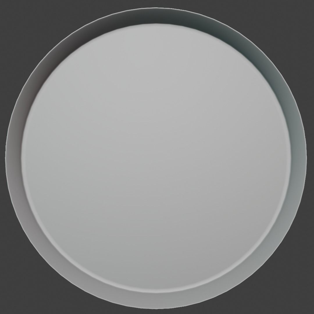 Old Wooden Barrel Low-poly 3D model_7