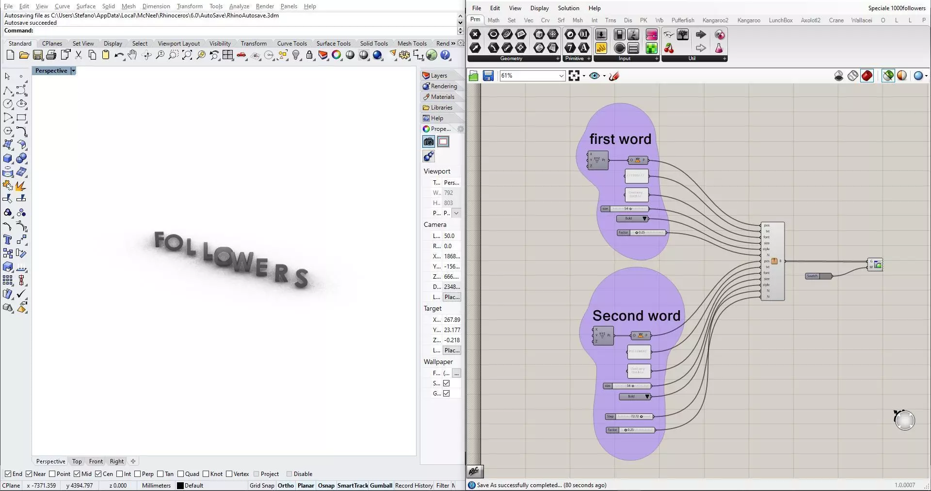 Special grasshopper algorithm for our 1000 followers 3D print model_0