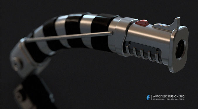 Asajj Ventress lightsabers 3D print model