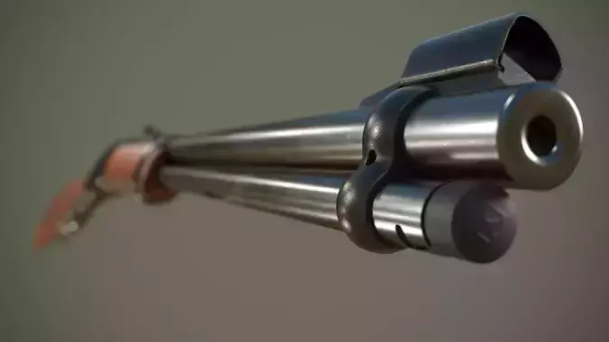 Erma 712 Lever-Action Rifle Free low-poly 3D model