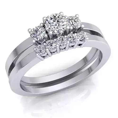 CJC169 Ladies womans womens diamond ruby emerald Rings