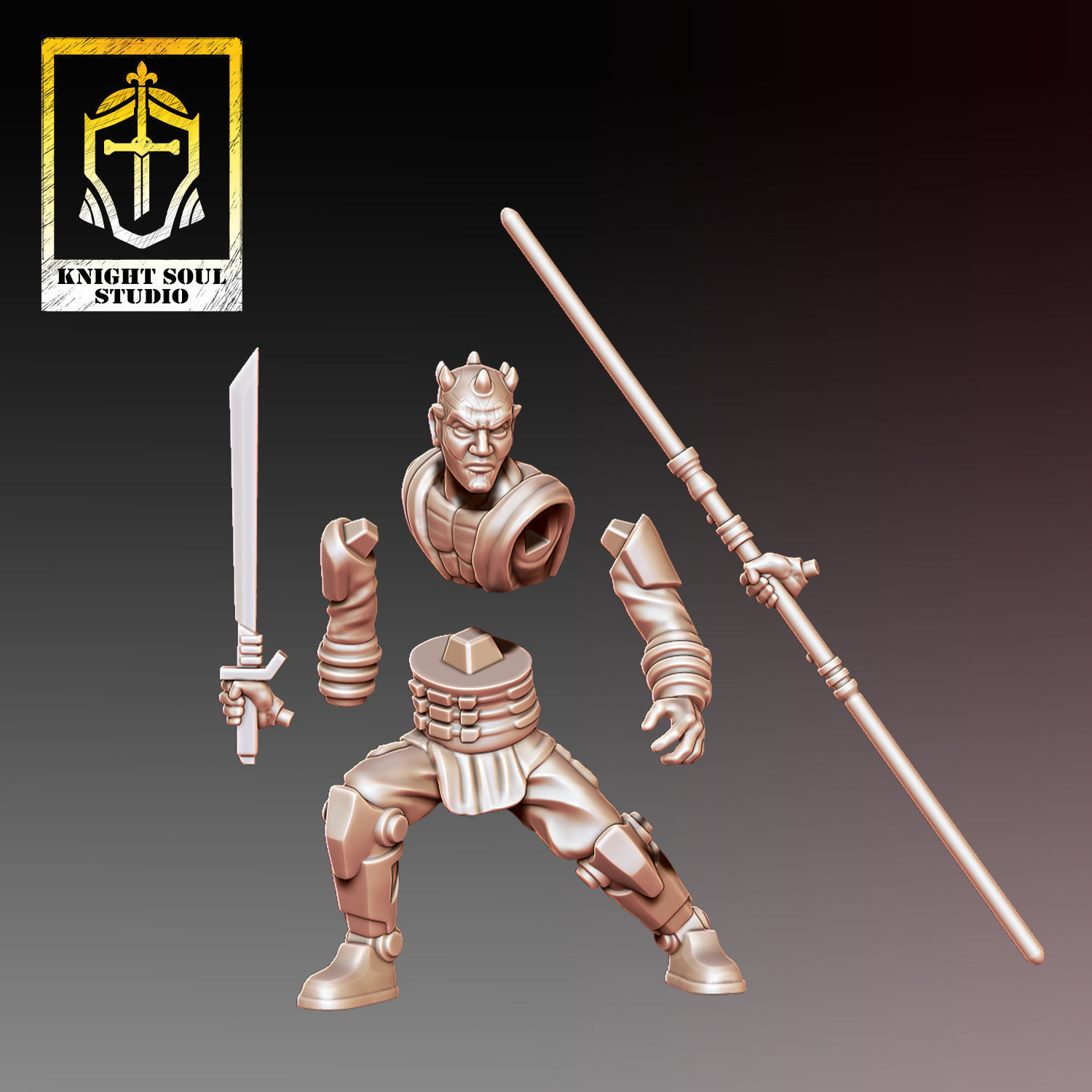 The DarkSaber 3D print model_4