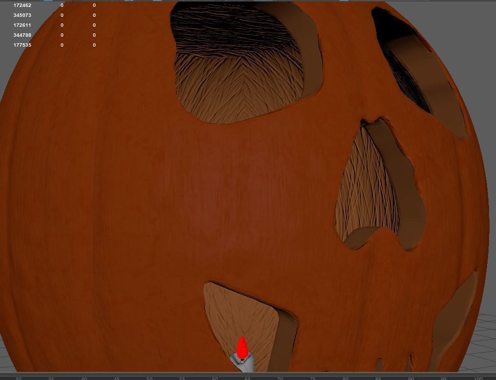 Pumpkin v02 2020 3D model_8