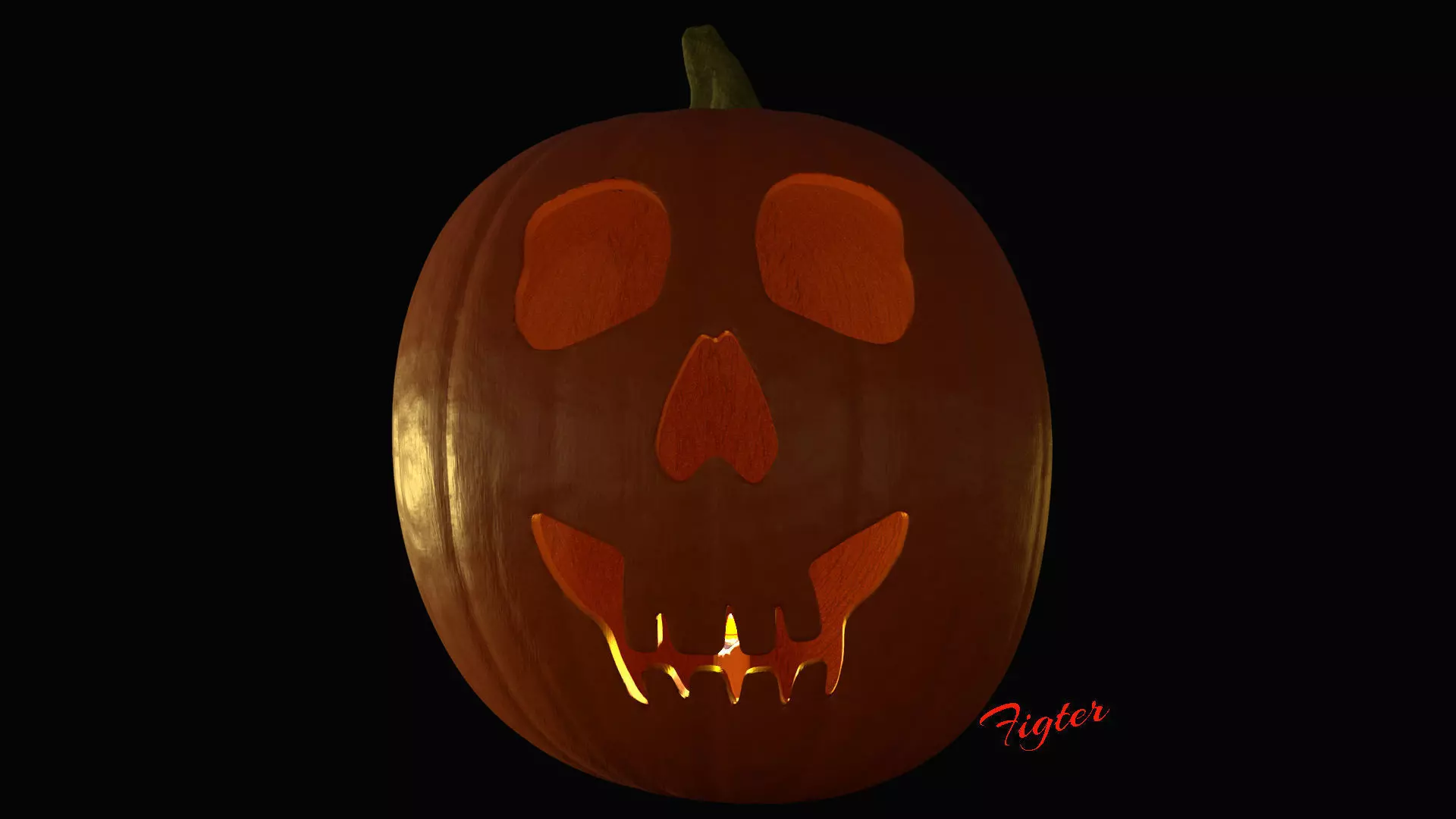 Pumpkin v02 2020 3D model_0